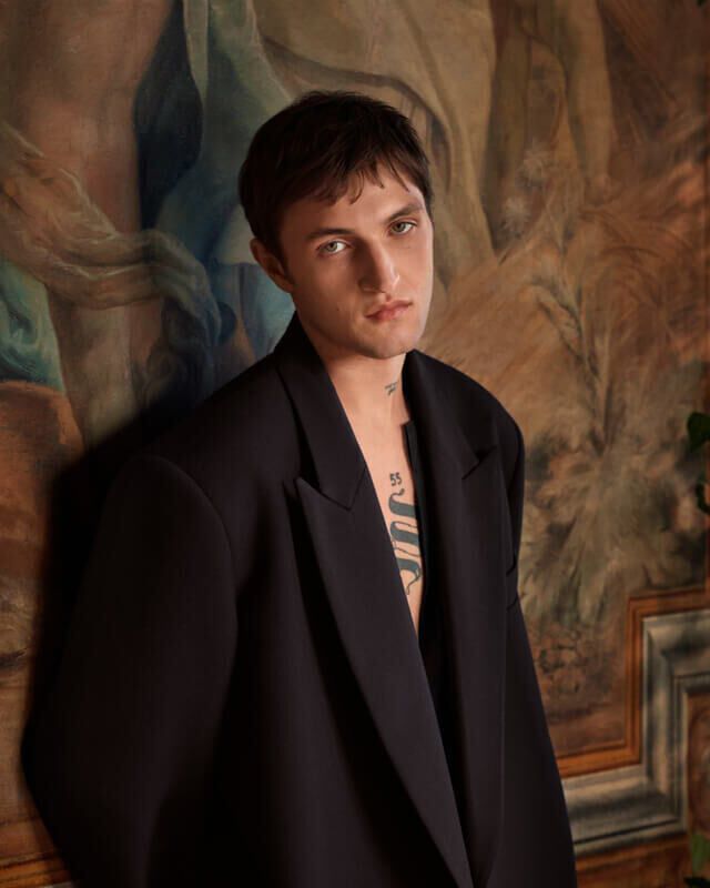 Mosaic Banner Born In Roma Donna Purple