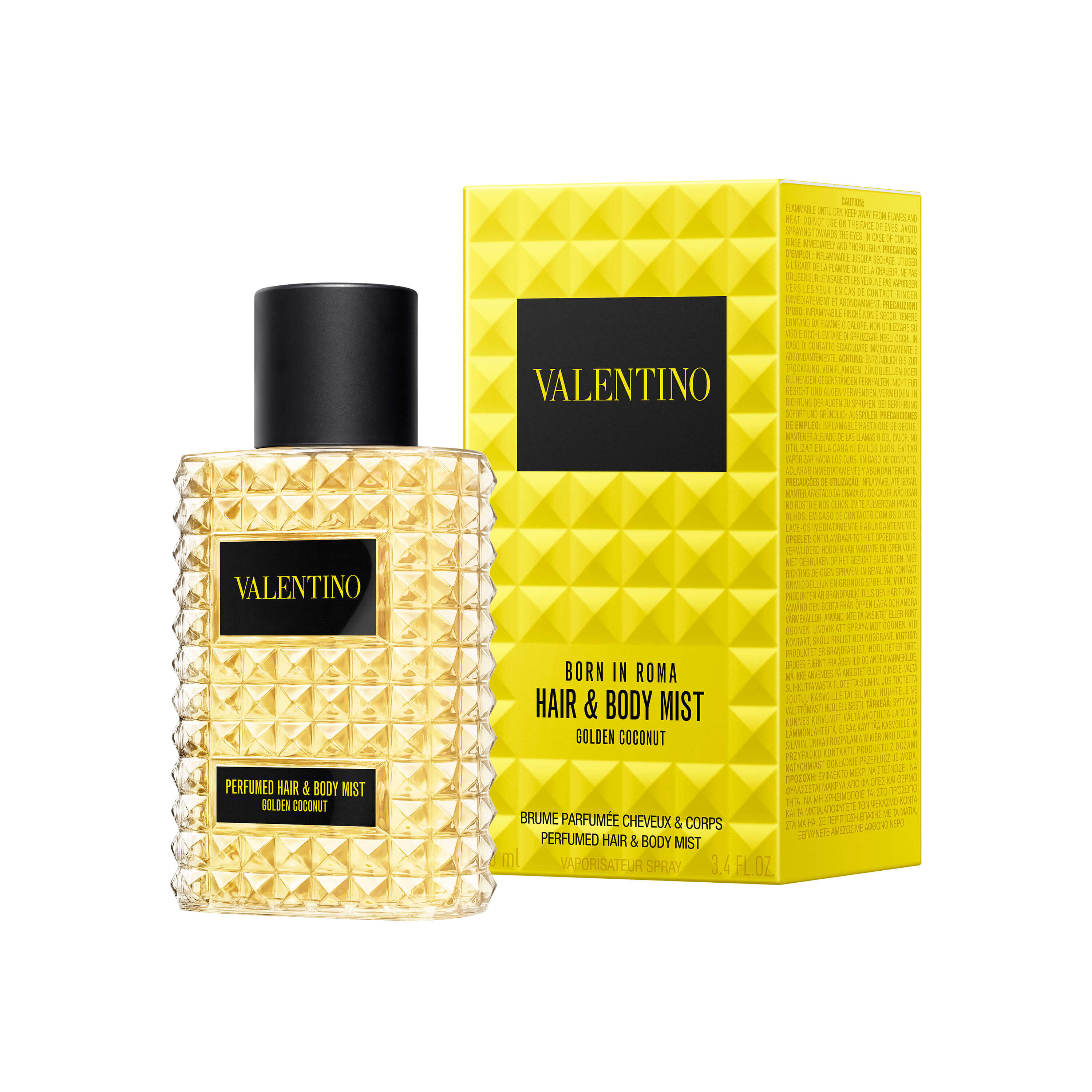 Born in Roma Hair and Body mist Golden Coconut